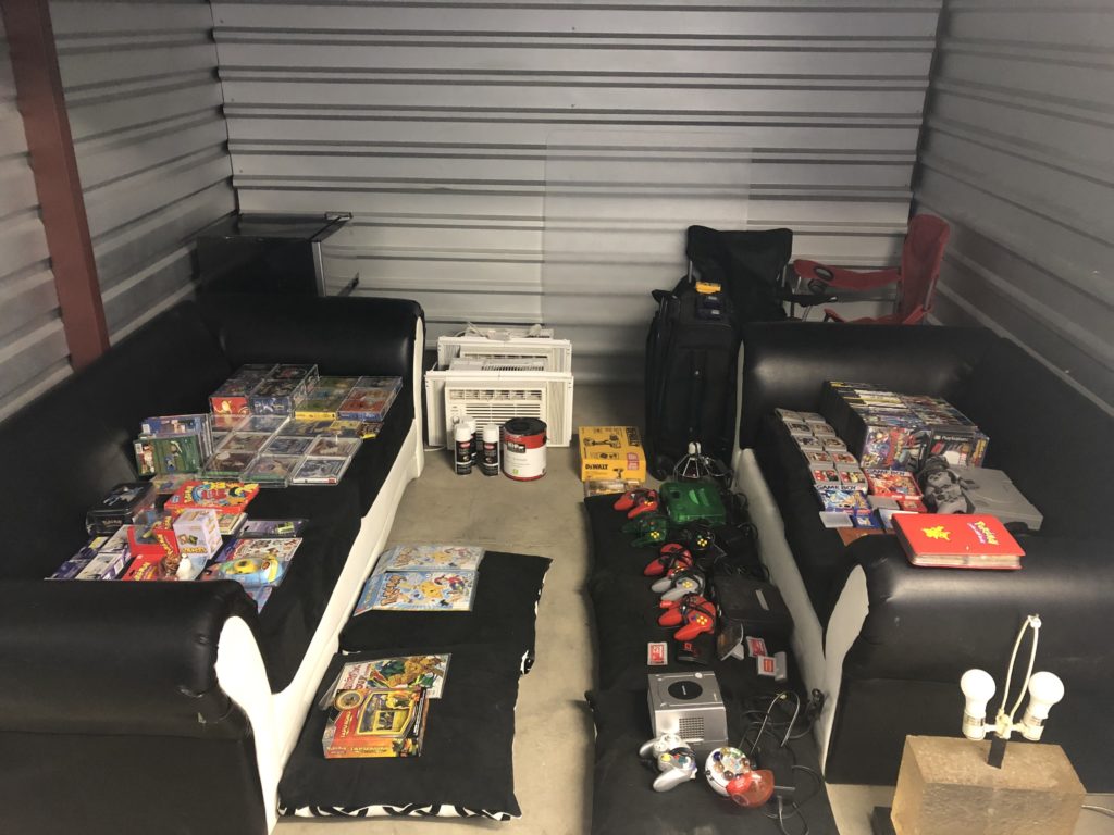 A Collector's storage auction in Maryland.