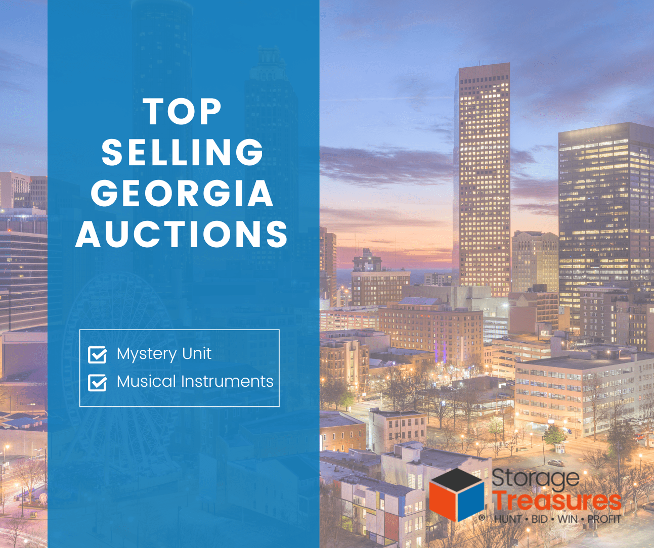 Check out our top selling storage auctions in georgia