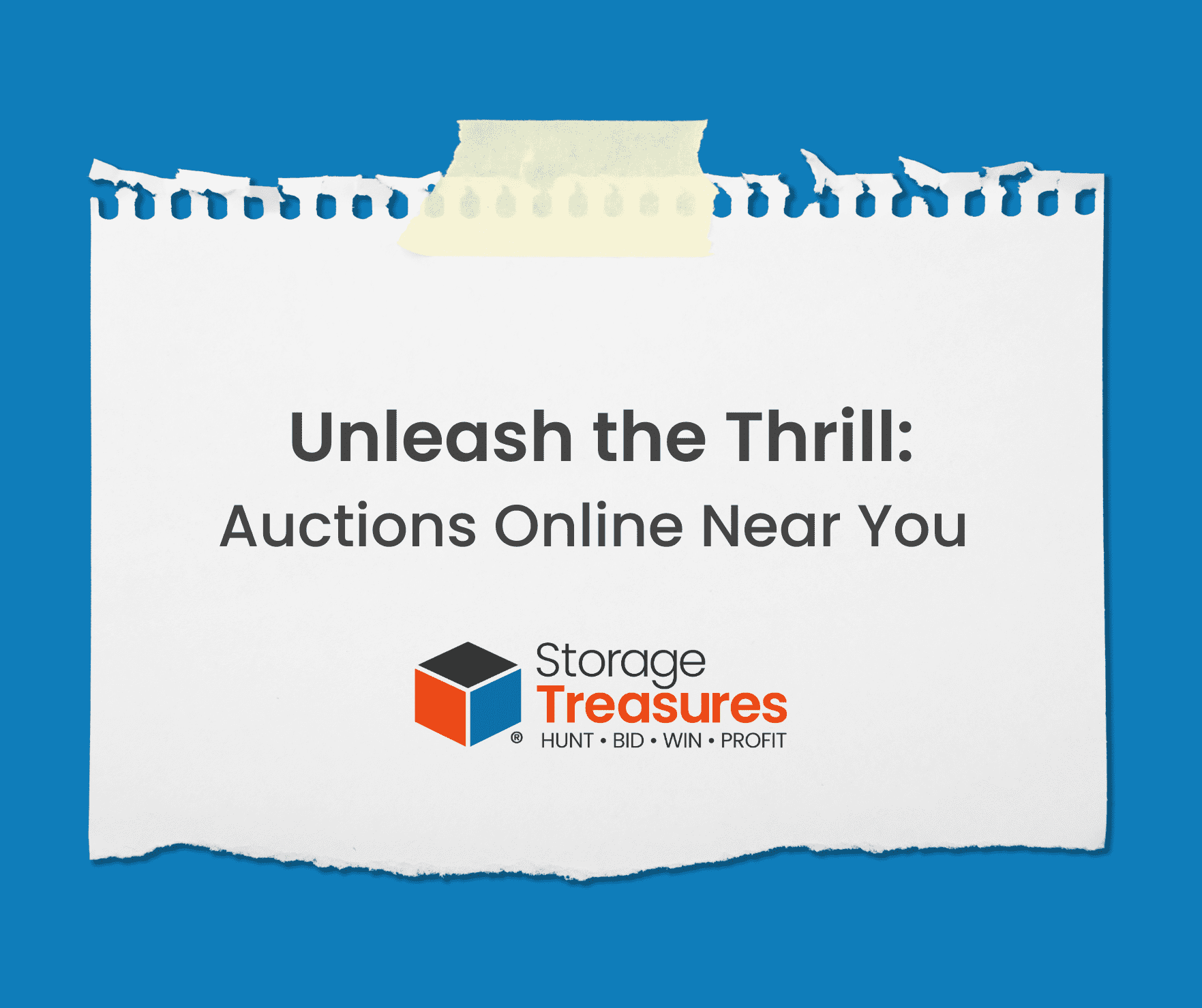 Find treasures in storage auctions near you.